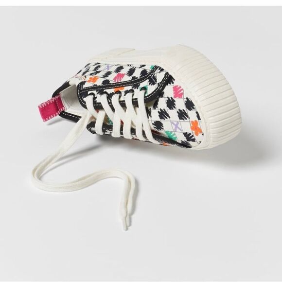 Zara KIDS/ PRINTED COTTON SNEAKERS - Picture 2 of 10